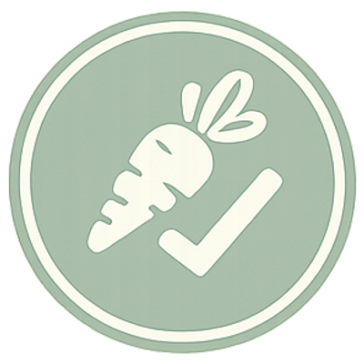 Icon: Karotte mit Häkchen